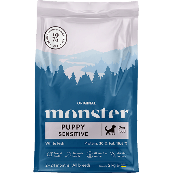 Monster Original Puppy Sensitive koiran kuivaruoka 2 kg