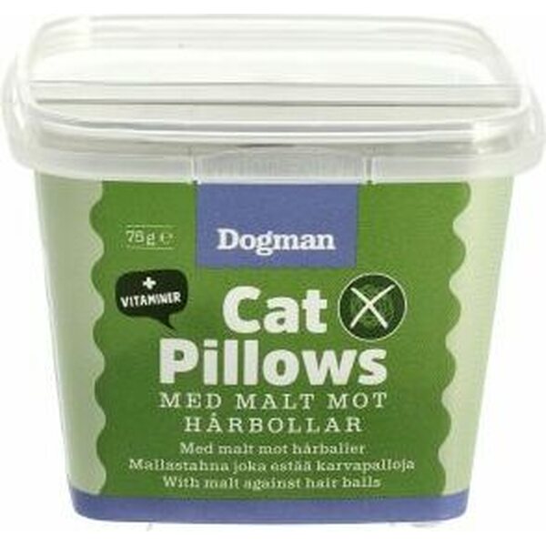 Dogman Cat Pillows anti-hairball 75 g