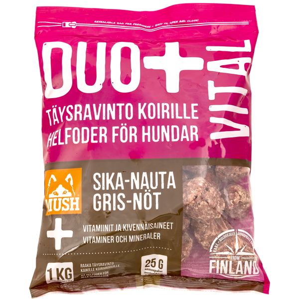 MUSH Duo+ Vital Sika-nauta 1 kg
