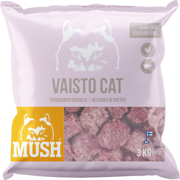 MUSH Vaisto Cat vaaleanpunainen 9 kg Ennakkotilaus