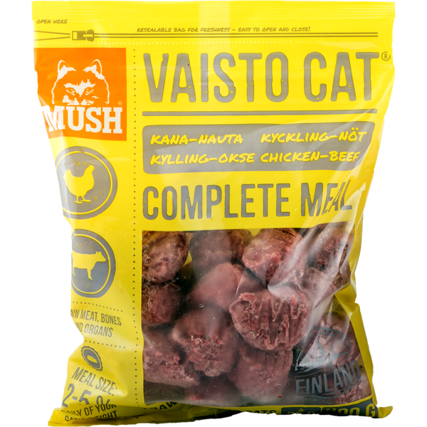 MUSH Vaisto Cat Keltainen Kana-Nauta 800 g