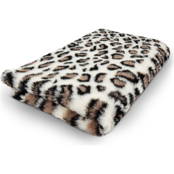 Vet Bed Karva-alusta leopardikuvio 100 x 75 cm