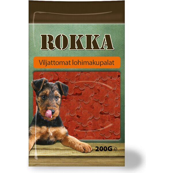 Rokka Viljattomat makupalat lohella 200 g