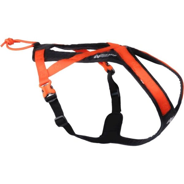 Non-stop dogwear Rush harness oranssi-musta