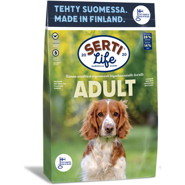 Serti Life Adult koiran kuivaruoka 4 kg