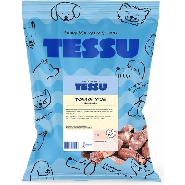 Tessu Broilerinsydän 1 kg