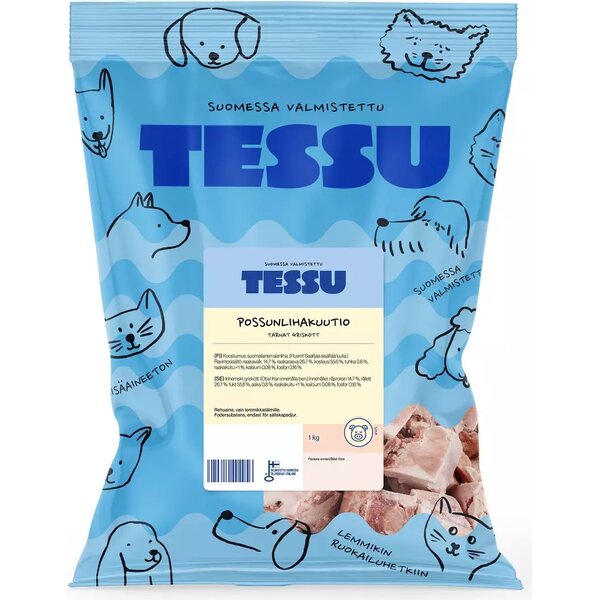Tessu Possunlihakuutio 1 kg