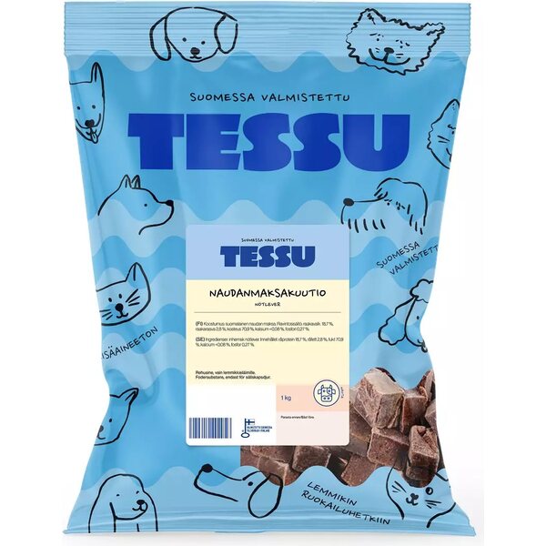 Tessu Naudanmaksakuutio 1 kg