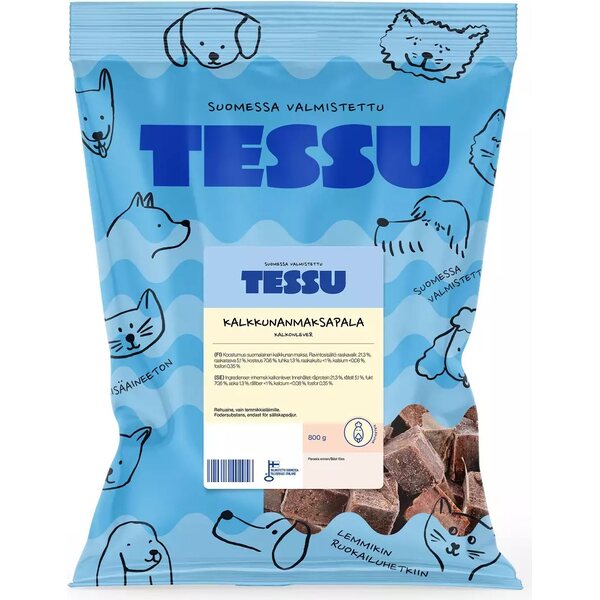 Tessu Kalkkunanmaksapala 800 g