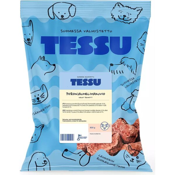 Tessu Poronjauhelihakuvio 800 g