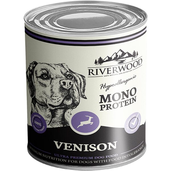 Riverwood Mono Protein Peura koiran märkäruoka 400 g