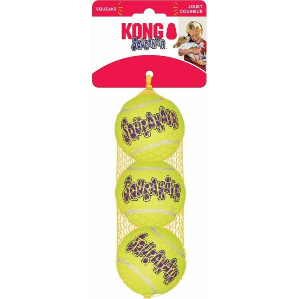 Kong SqueakAir Tennispallo M 3 kpl