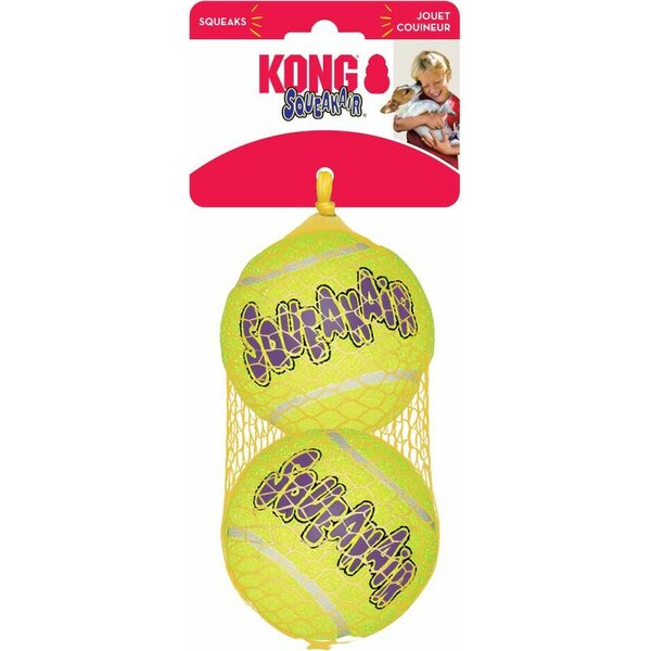 Kong SqueakAir Tennispallo L 2 kpl