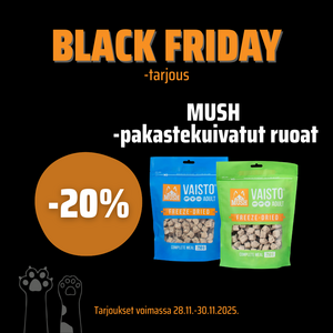 Pakastekuivatut ruuat -20 %
